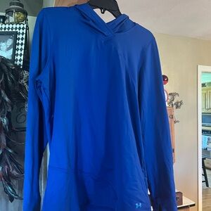 Under Armour mens hoodie. XL royal blue .